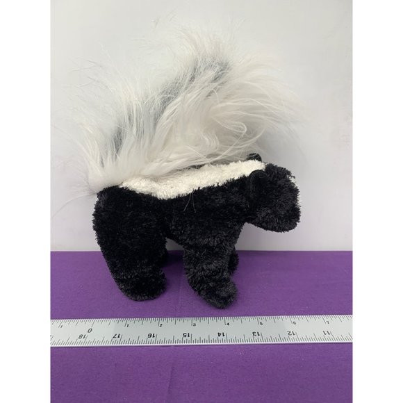 Douglas Cuddle Toys Skunk Plastic Pellets 2008 Item1791.1 7 Inch Black White Sku - Picture 1 of 12